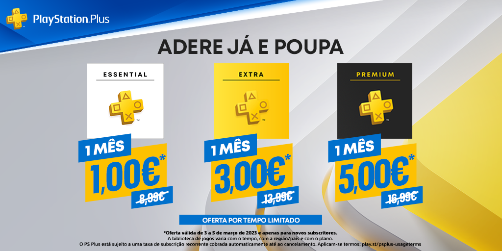 Um mês de PS Plus Essential por 1€ | Eurogamer.pt