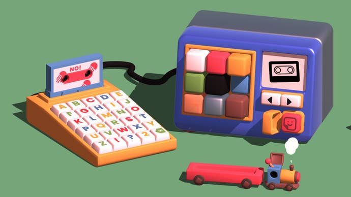 Customising cassette tapes in an ODDADA screenshot.