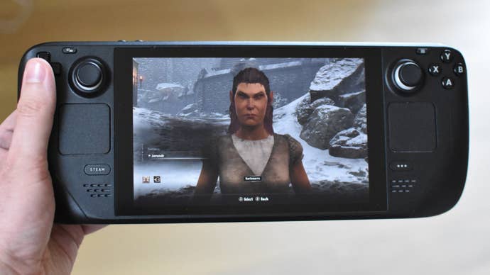 Oblivion Remastered moving connected a Steam Deck.