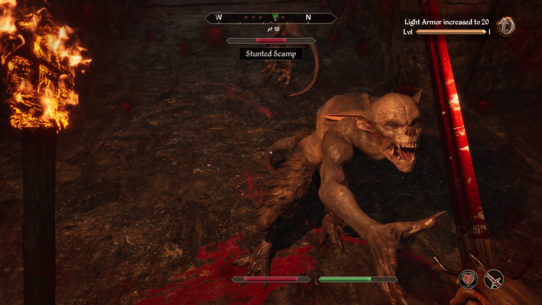 Fighting a daedric Stunted Scamp in The Elder Scrolls IV: Oblivion Remastered. - 7