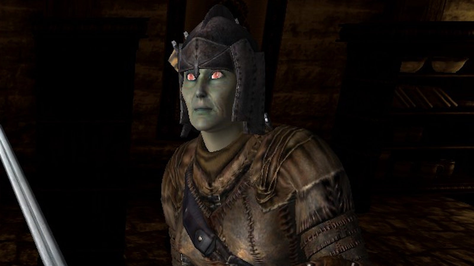 A Dark Elf Vampire in Oblivion.