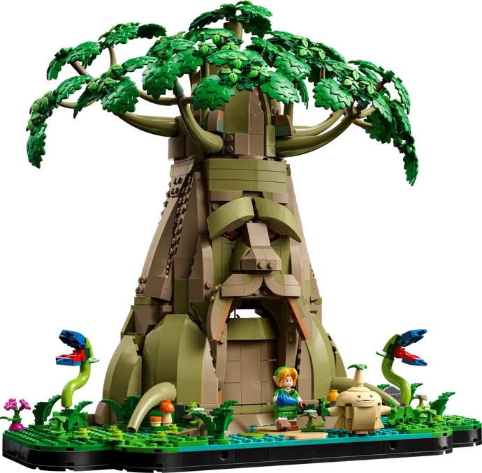 Ocarina of Tome Great Deku Tree Lego set