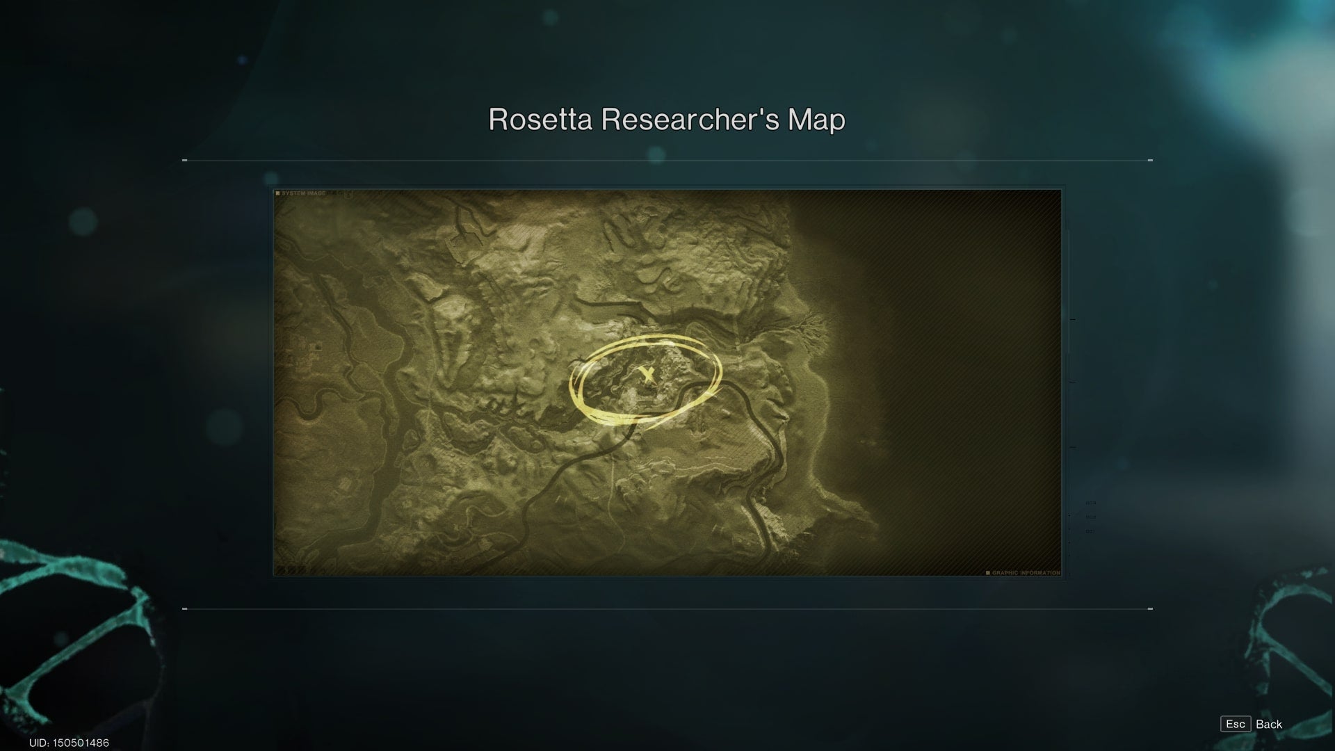 The Rosetta Researcher&rsquo;s Map is shown in Once Human