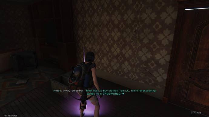 One of the first clues for the locked crate in the High Banks Coffee Shop is shown in Once Human