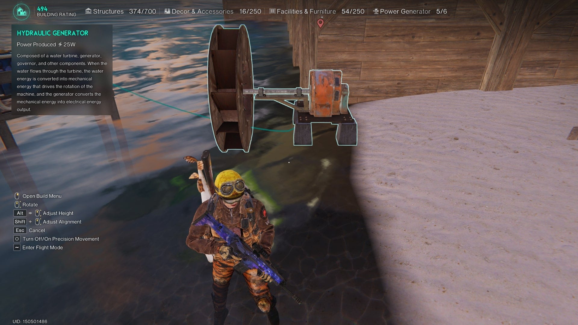 How to use a Hydraulic Generator in Once Human VG247