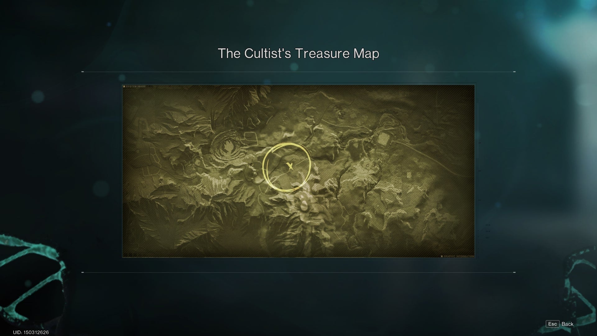 The Cultist's Treasure Map is shown in Once Human - 5