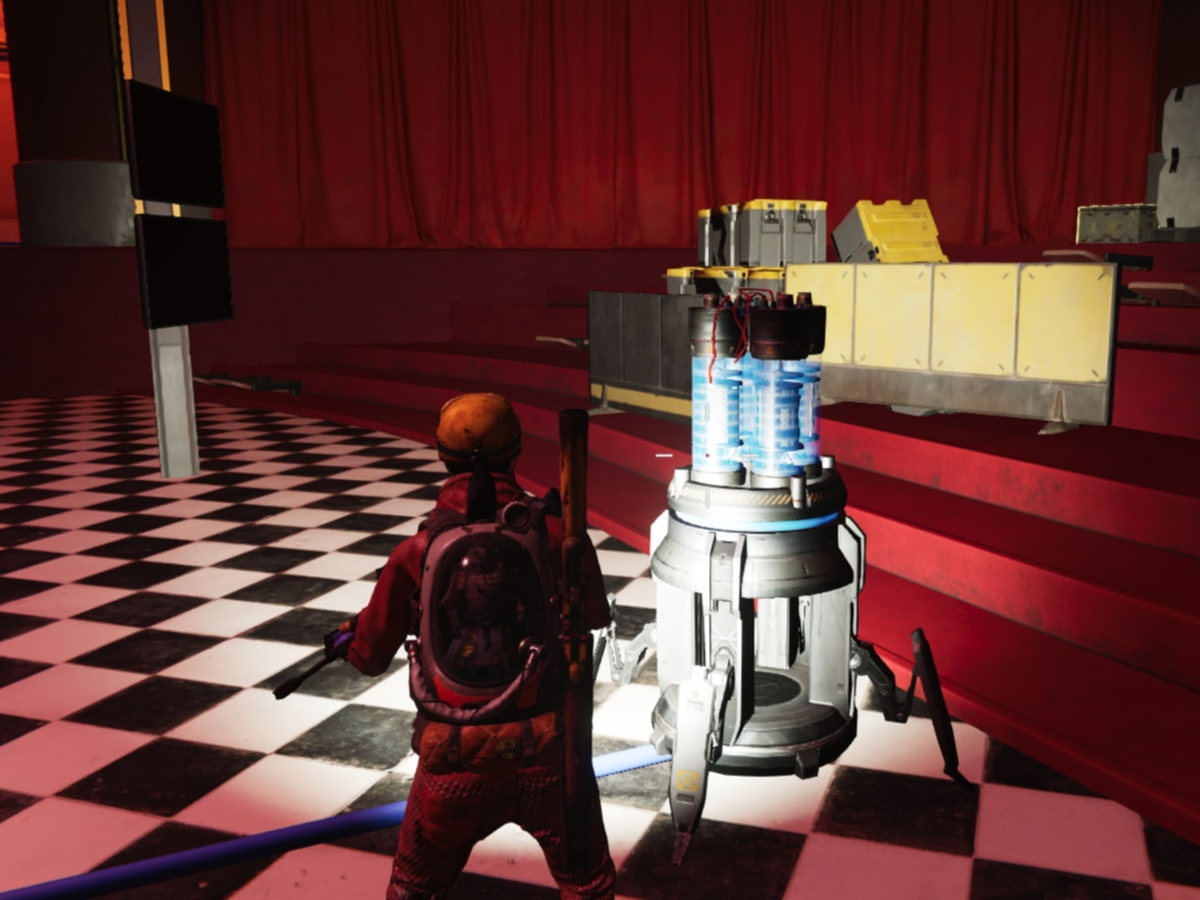 How to turn on all power equipment at Securement Silo Alpha in