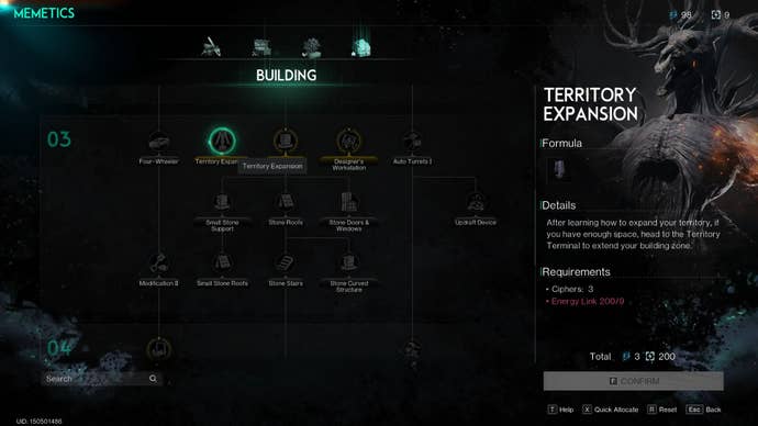 The Territory Expansion Memetic is shown in Once Human