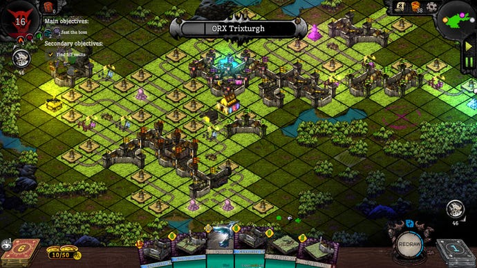 A top down view of castles and farms in ORX