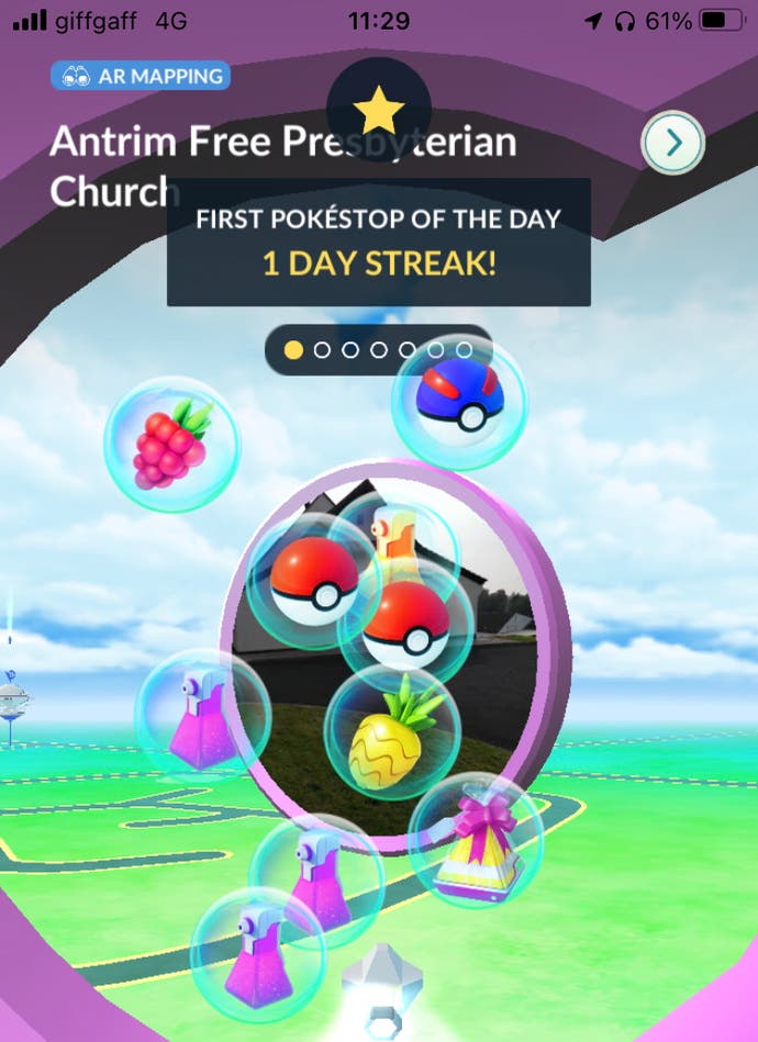 visit pokestops 30 days in a row