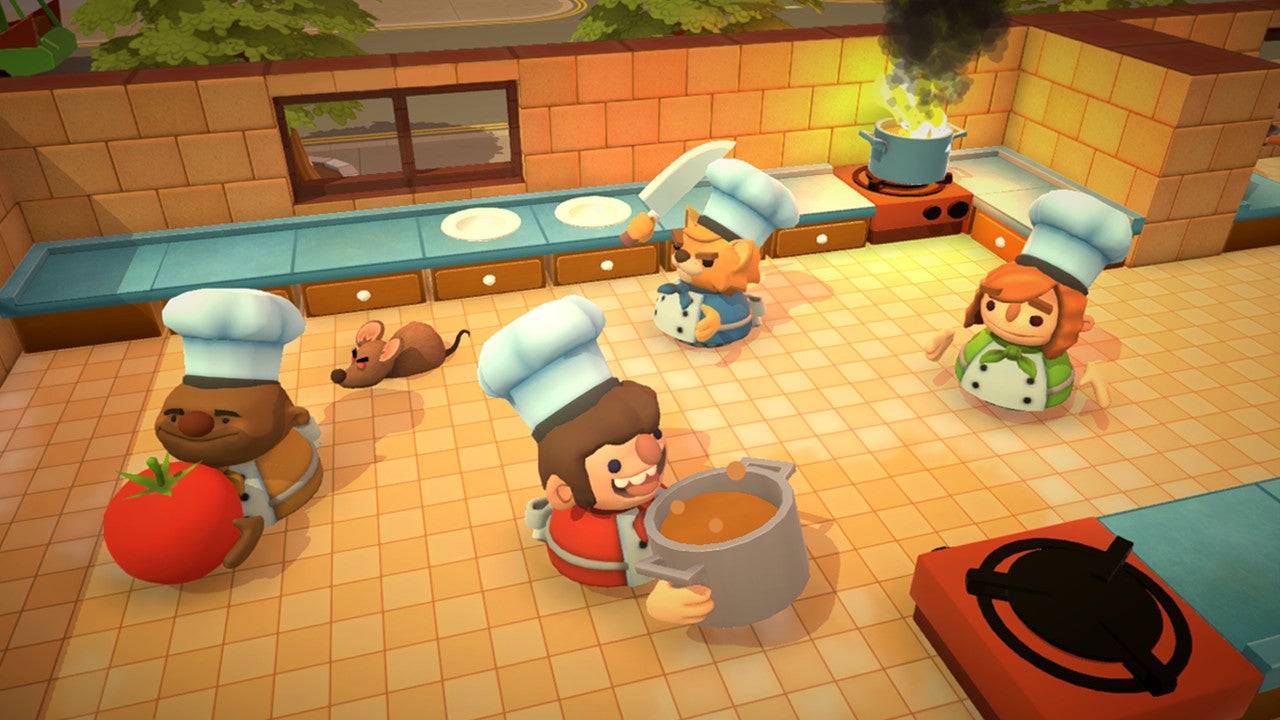 Over Cooked Overlay Netflix and grill, probably from inside a moving vehicle, as Overcooked ...