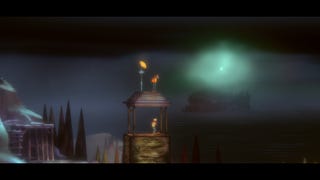 Oxenfree 2 - an antenna placed on a roof against a night sky