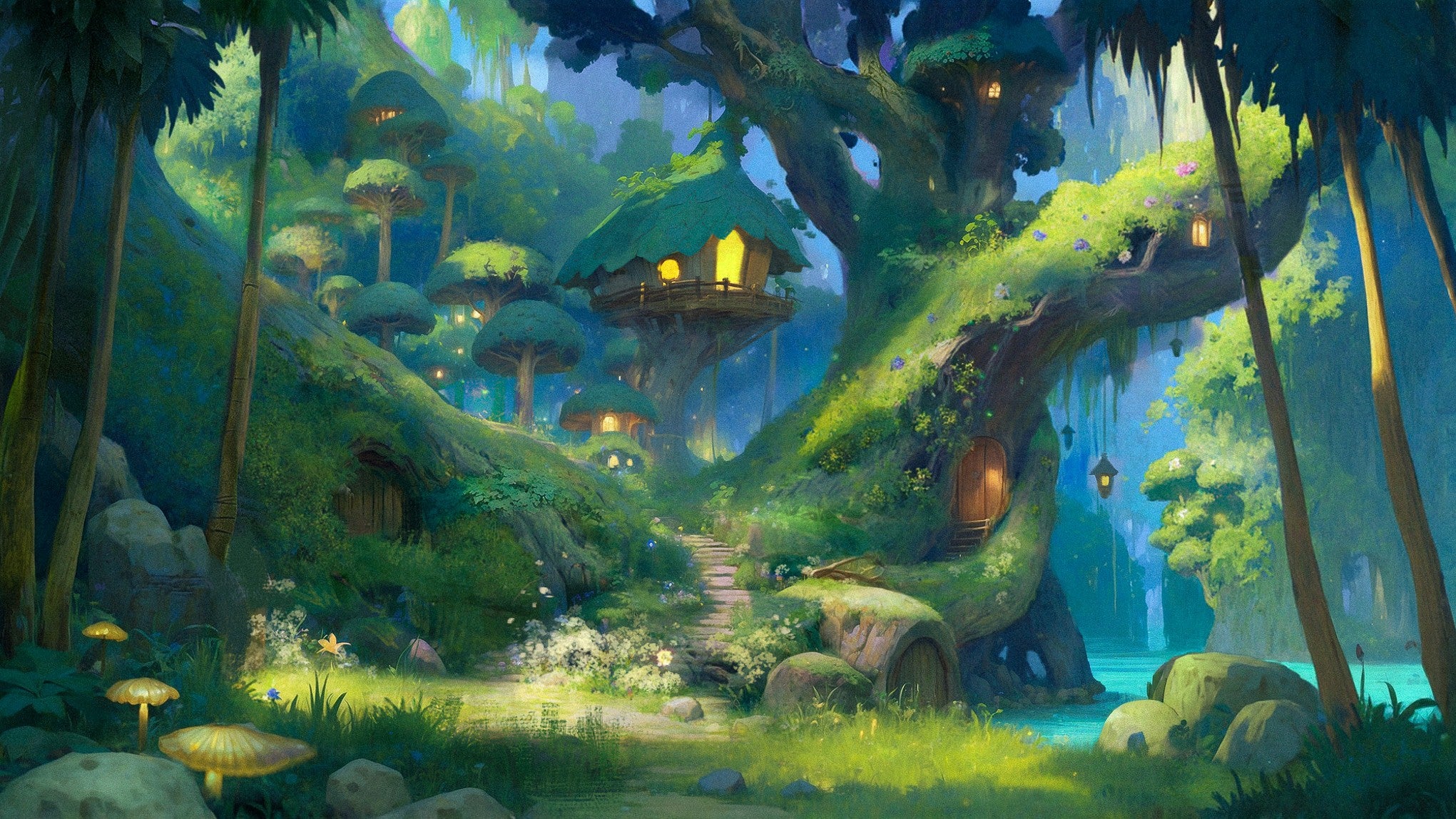 Concept art for Second Star's Peter Pan game