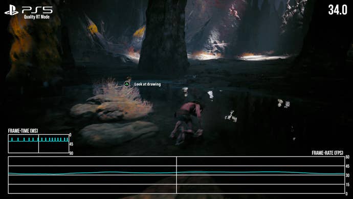 Gollum frame rate example after PS5 patch