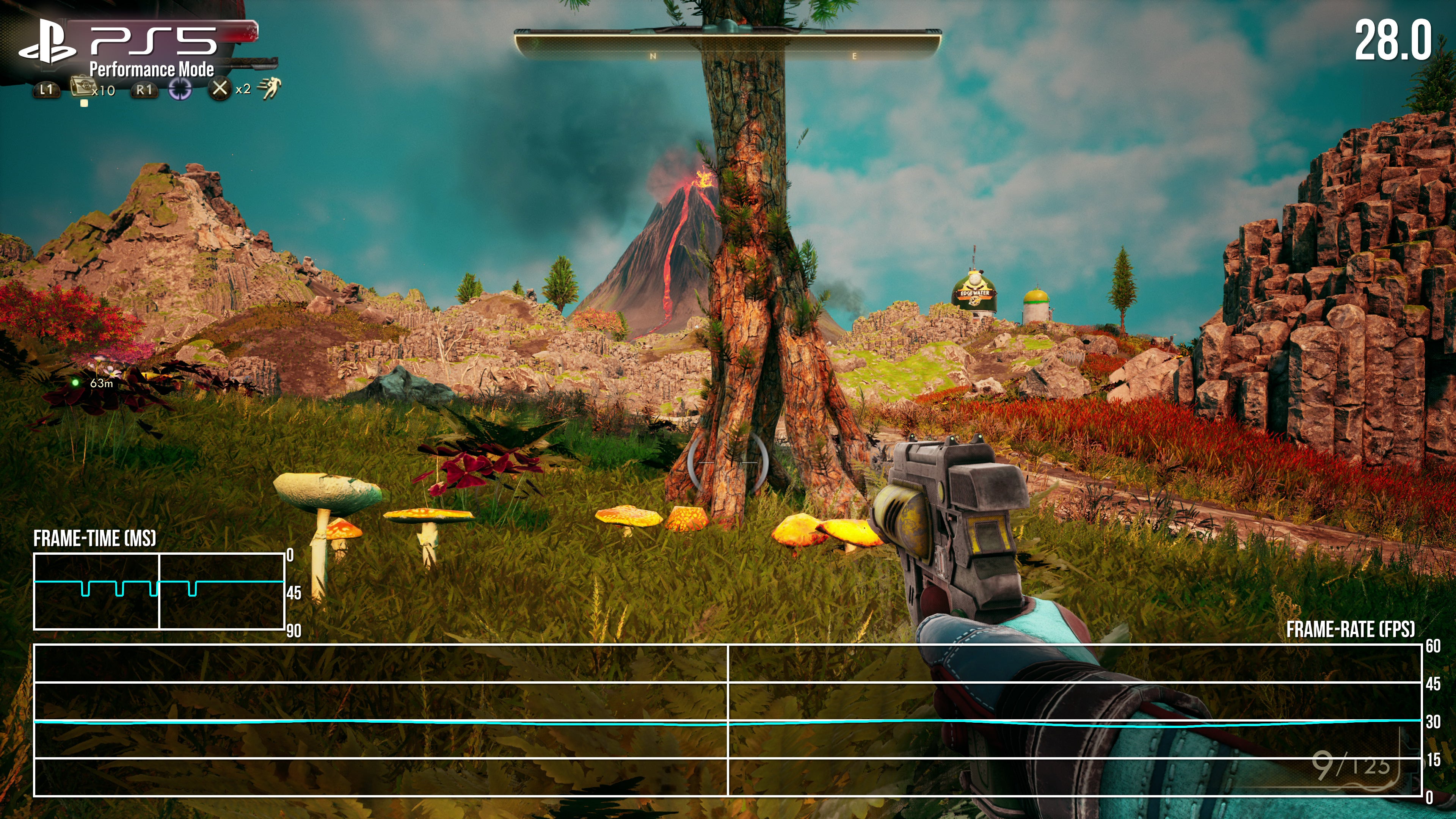 The Outer Worlds on PS5 frame rate drops from Digital Foundry