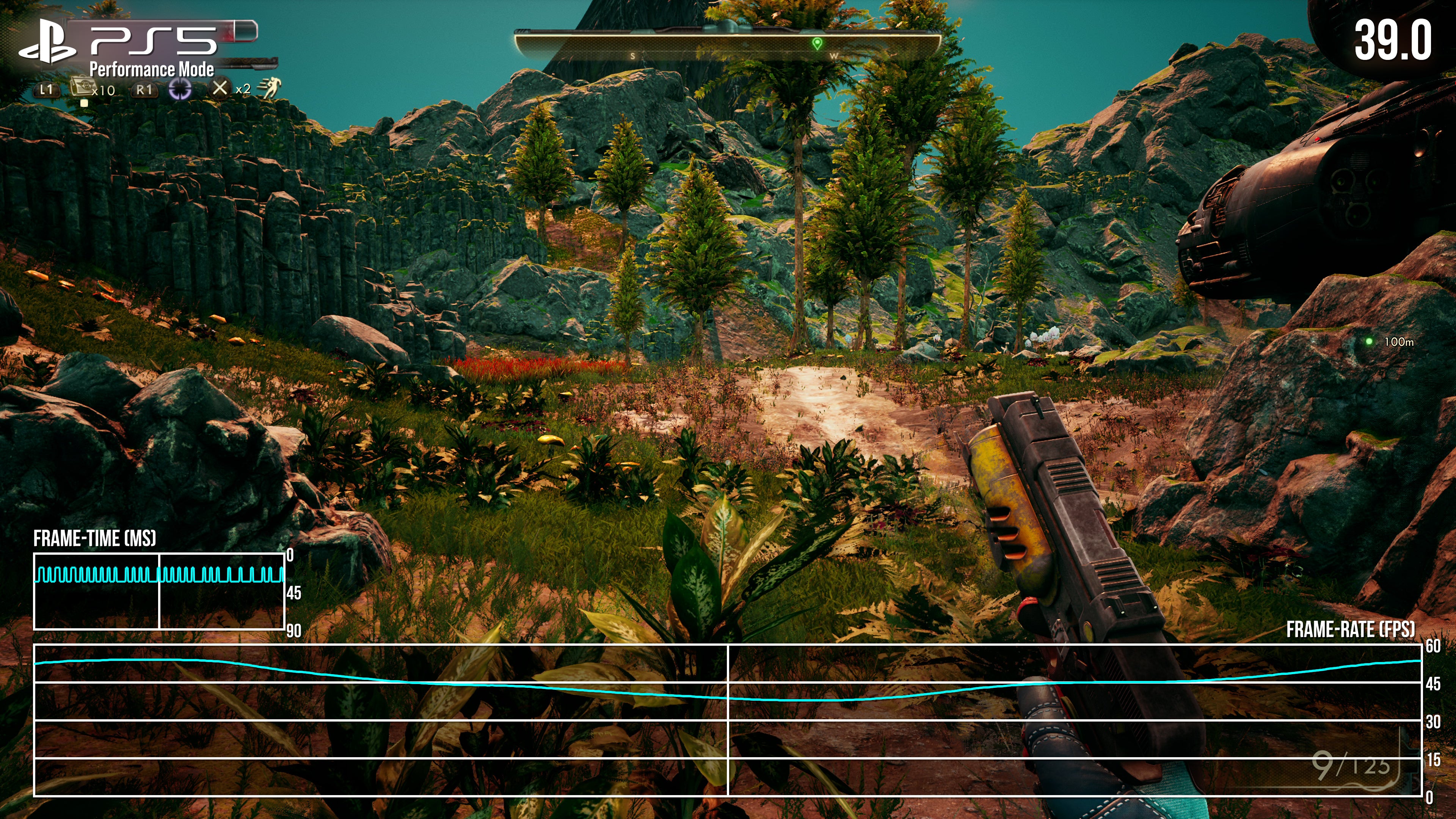 The Outer Worlds on PS5 frame rate drops from Digital Foundry