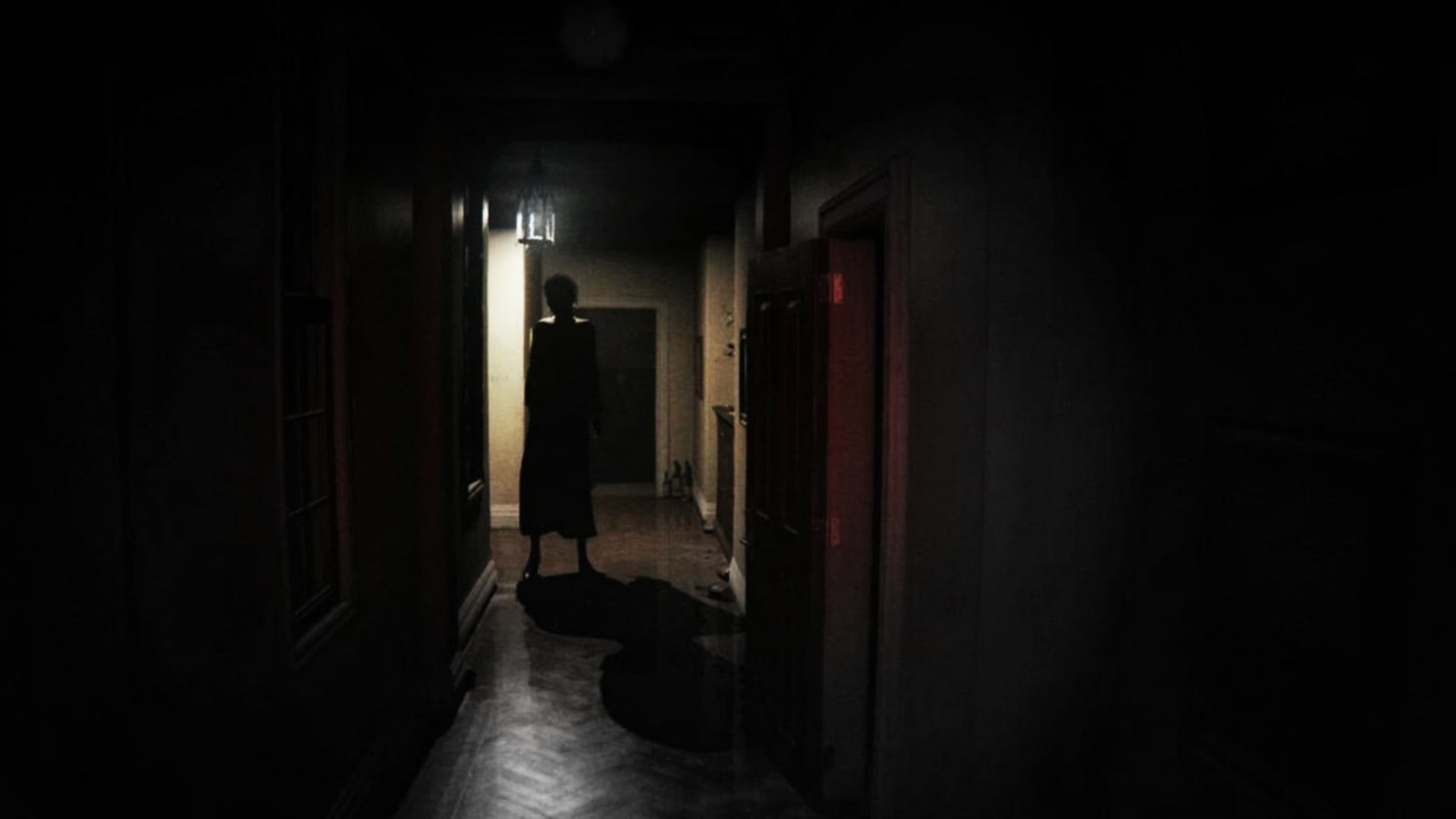 PT header, with a woman standing in the middle of the screen and the image fading to black and white around her. - 1