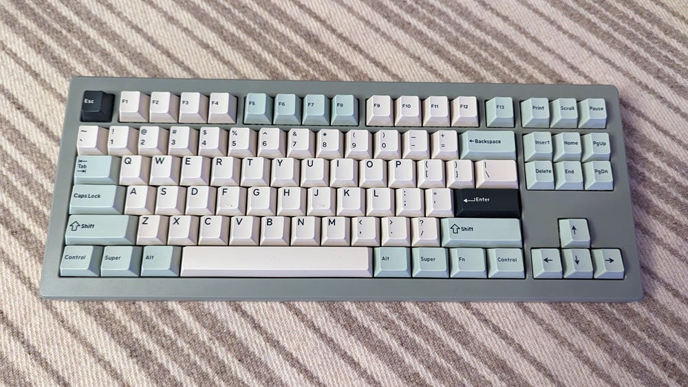 a drop cstm80 keyboard on a table