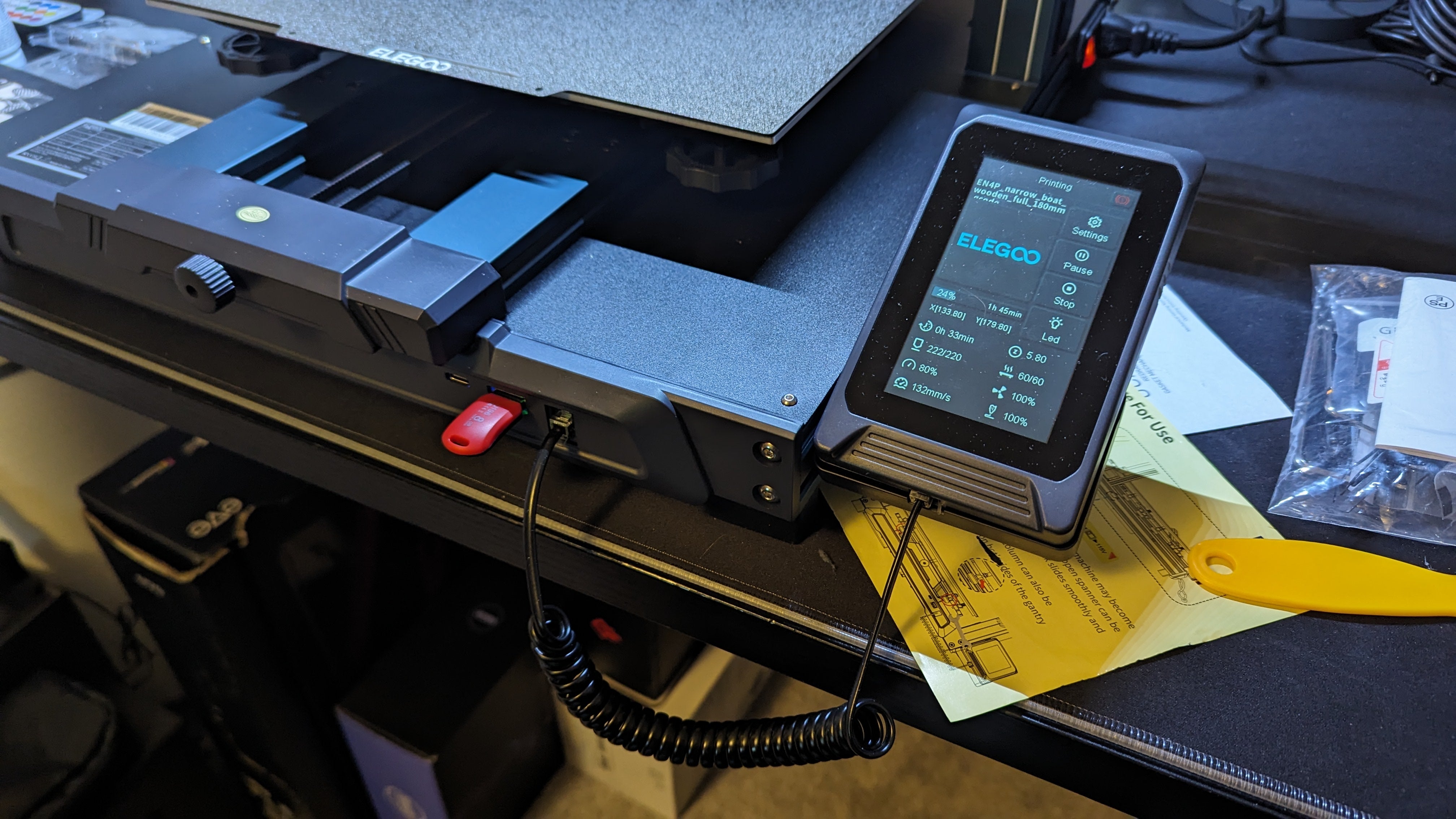 elegoo neptune 4 plus and its 3d prints