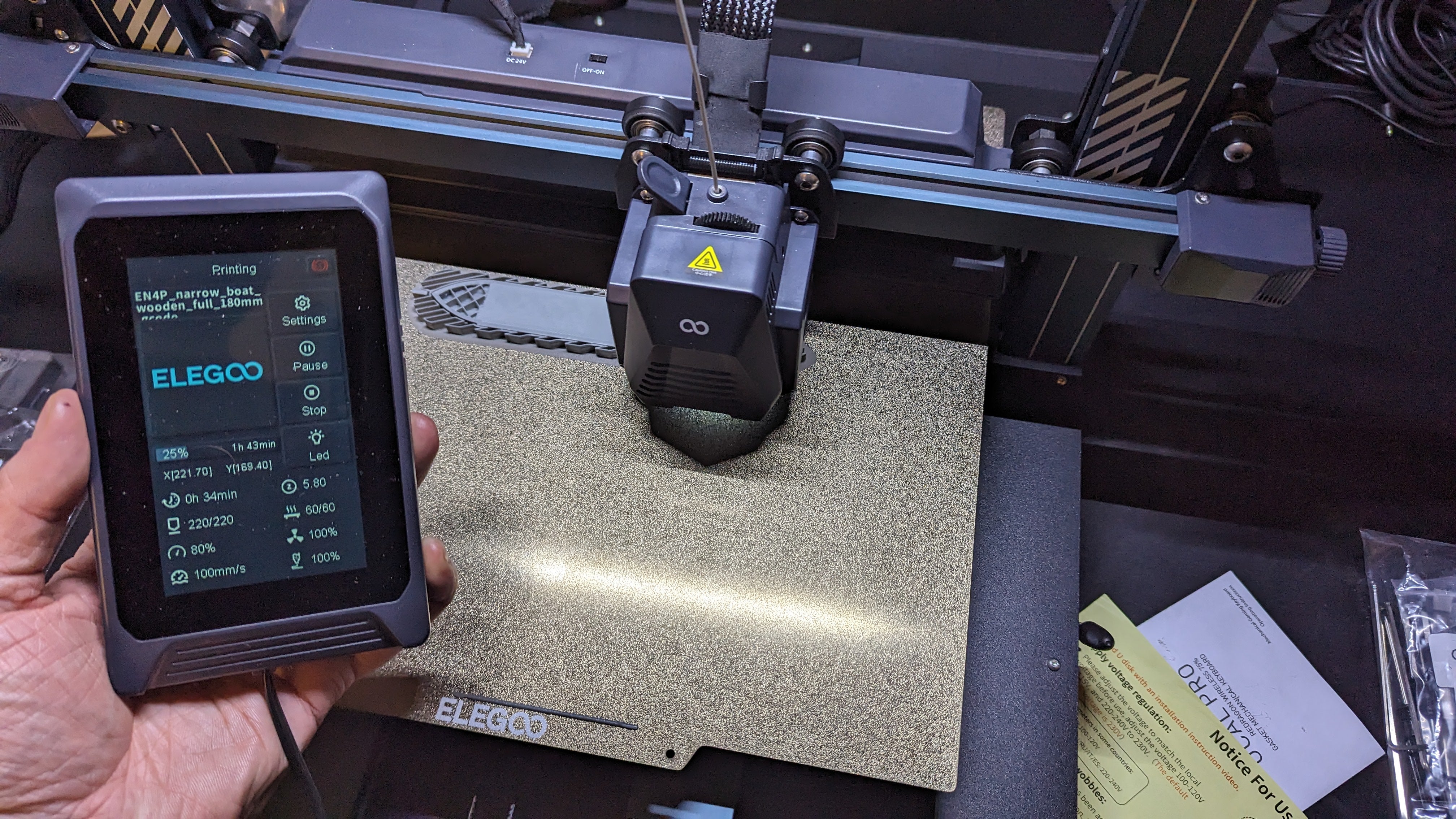 elegoo neptune 4 plus and its 3d prints