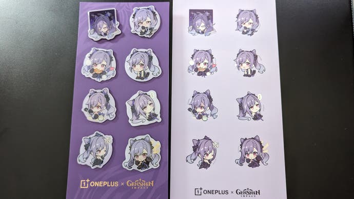 oneplus 12r genshin edition stickers
