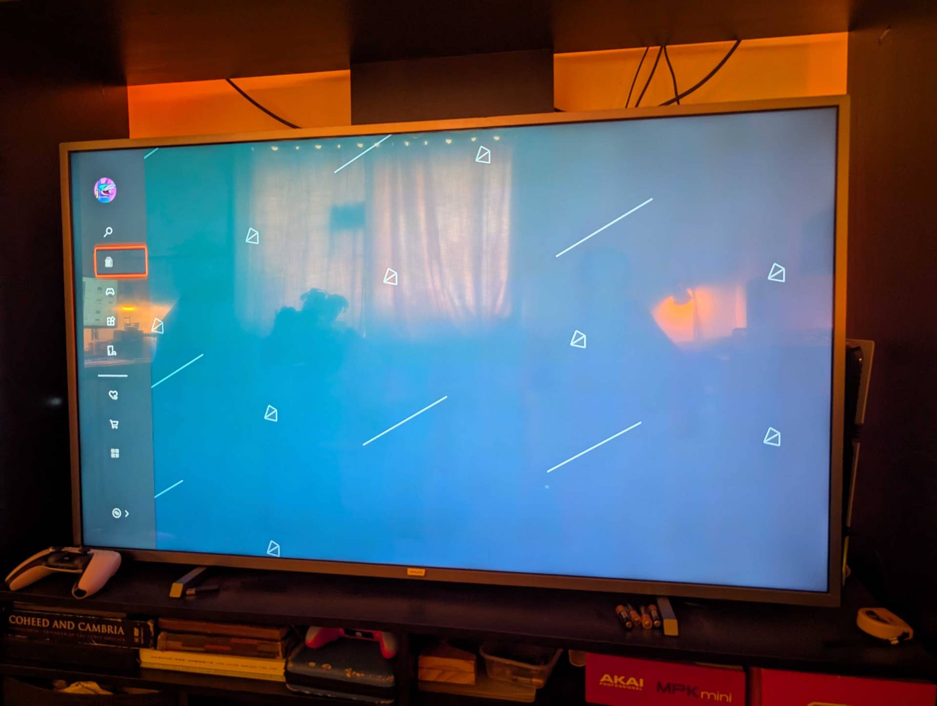 Dom's TV as he tries to get Silksong on Xbox