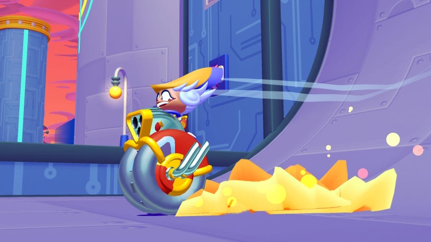 A young girl rides a yo-yo at high speed in Penny’s Big Breakaway