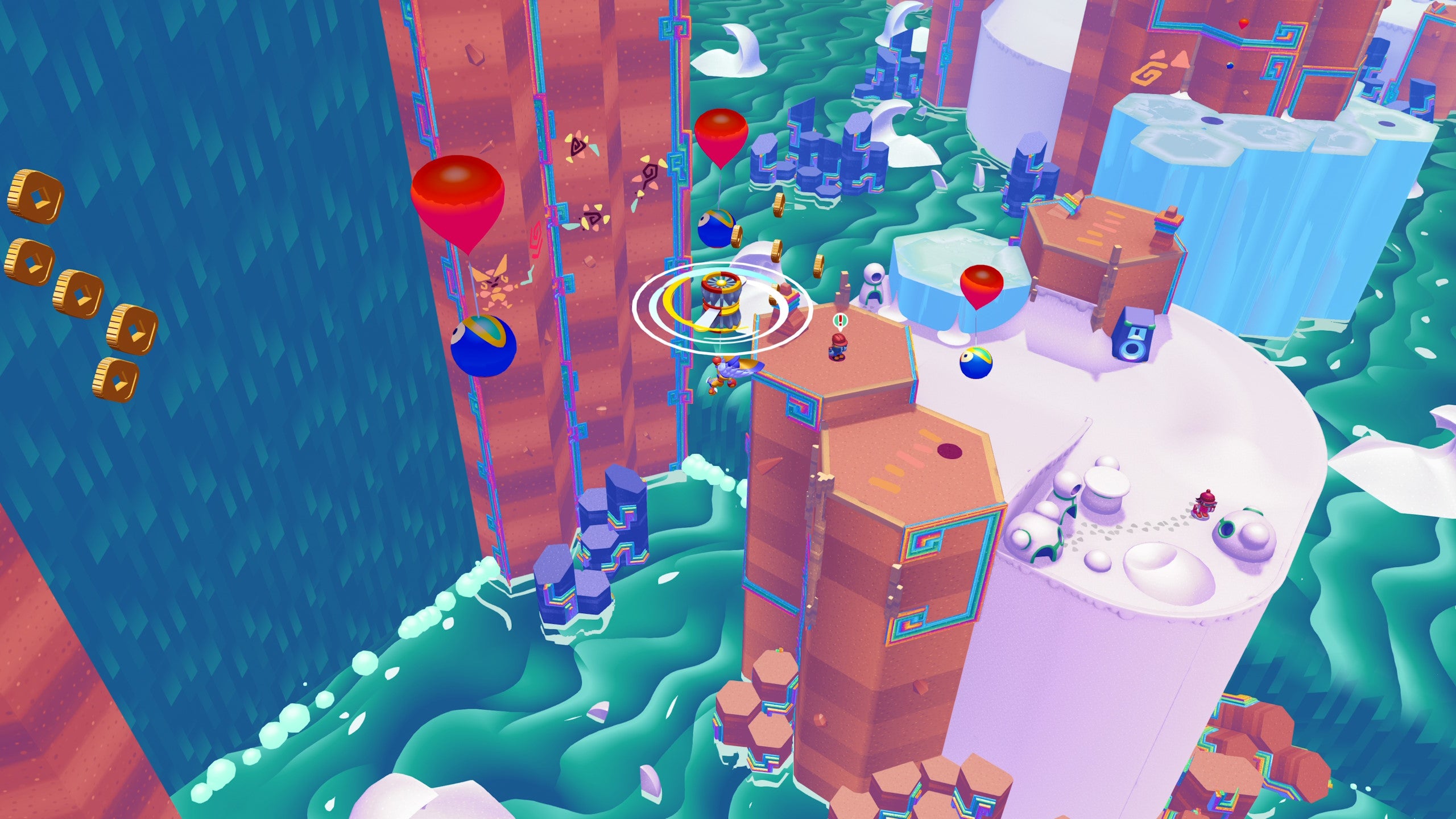 A young girl spins across a large gap with her yo-yo in Penny's Big Breakaway - 5