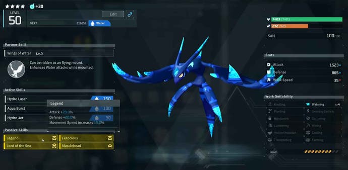 Palworld Bessere Pals züchten wie Fähigkeiten, Werte und