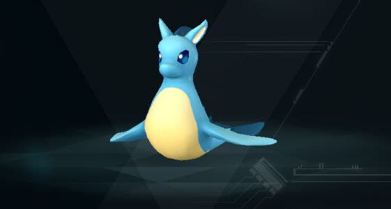 An image of Palworld's Kelpsea creature, which looks similar to the Pokémon Lapras.