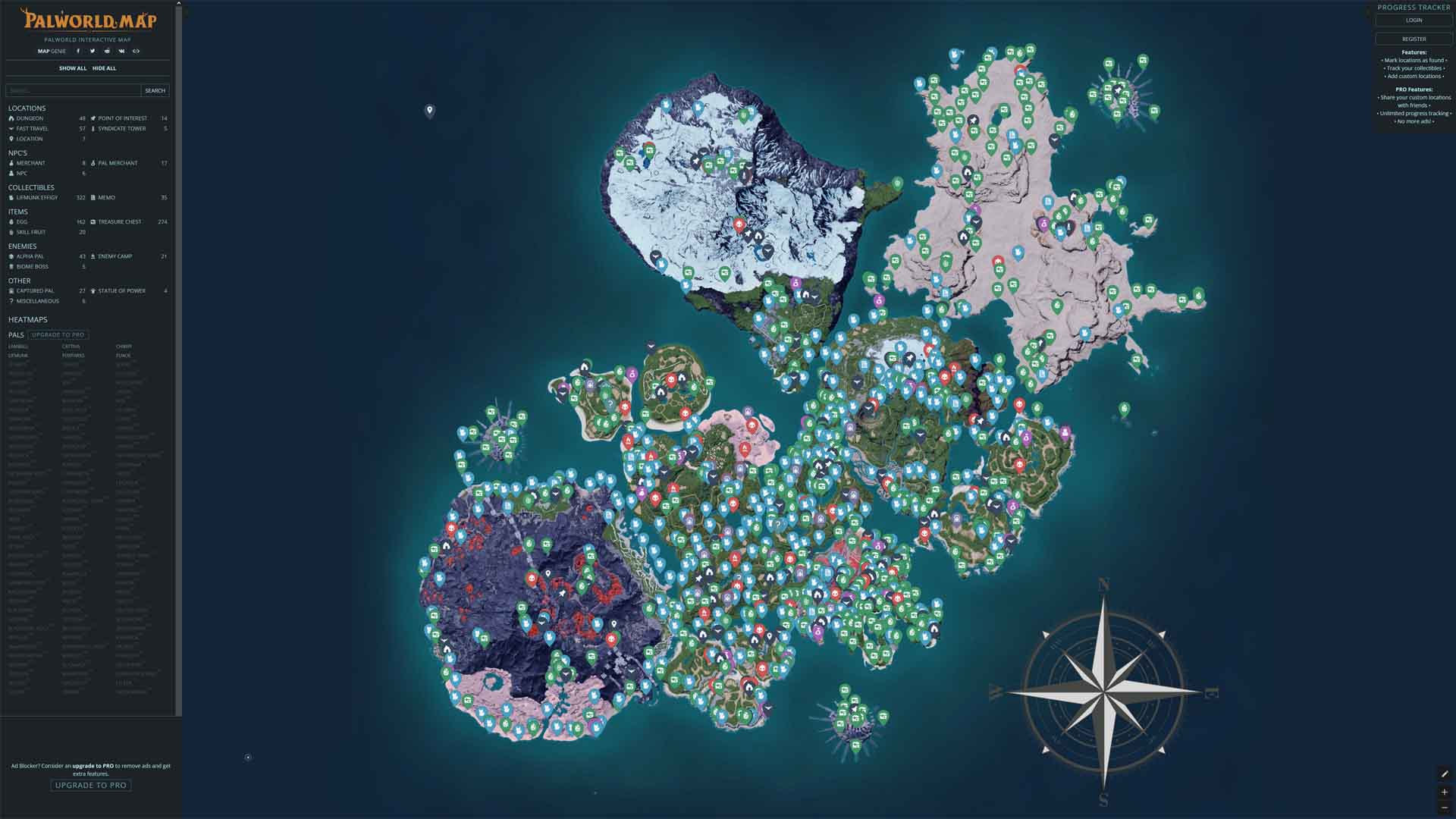Pal World Mapguide Alle Palworld-Bosse In Reihenfolge, Mit Standorten Und Schwächen – YOZJI
