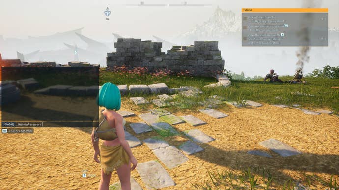 Palworld Console with the command /AdminPassword