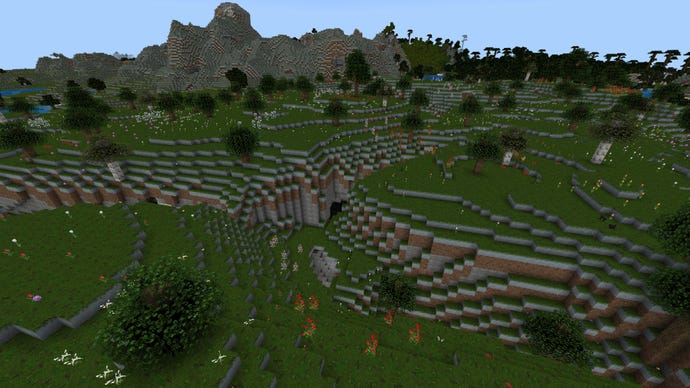 A screenshot of the Patrix texture pack for Minecraft