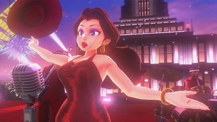 Pauline sings in Super Mario Odyssey