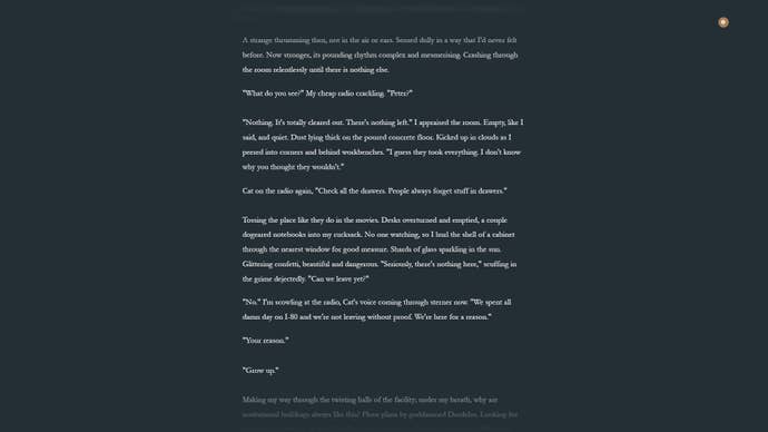 A page of text in Penrose.