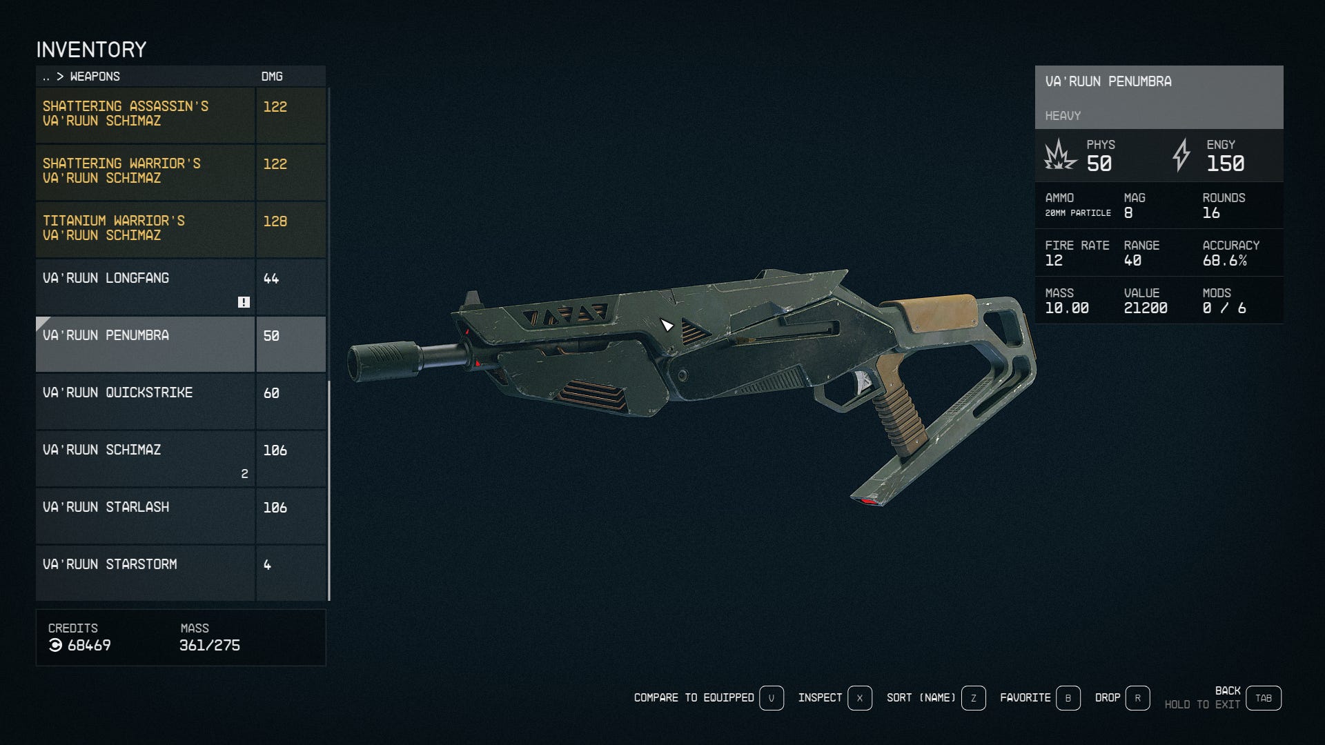 Новое оружие в Starfield: Shattered Space