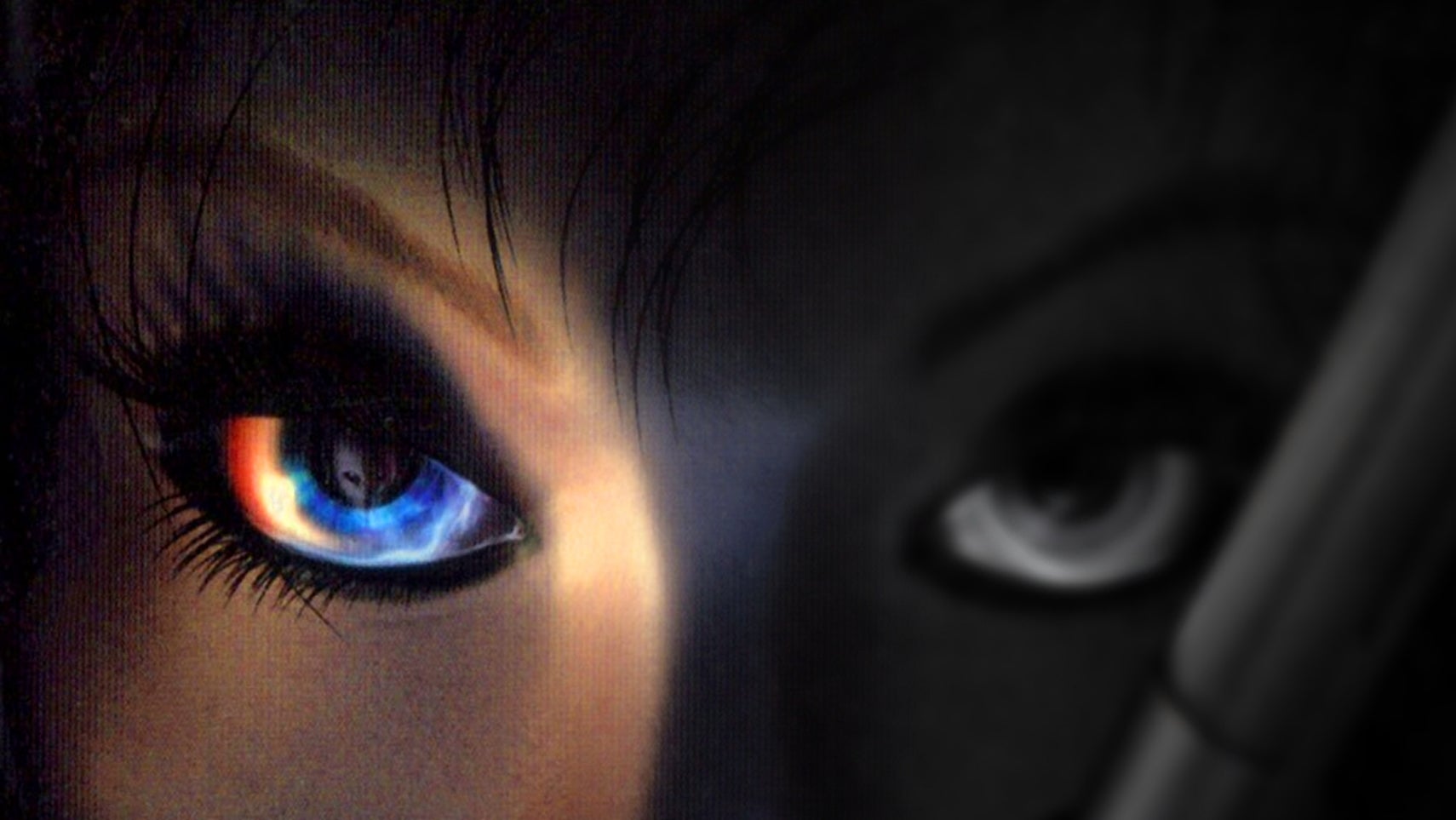 The eyes of Joanna Dark in Perfect Dark. - 1