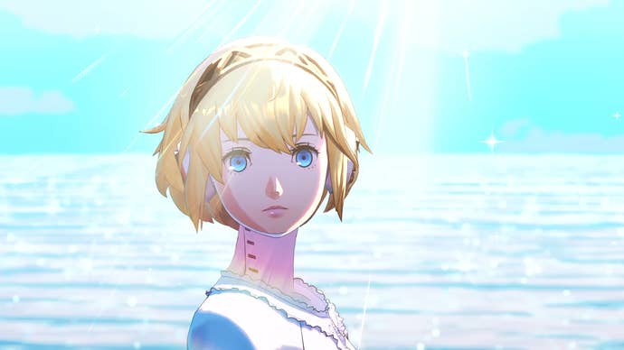 Blonde female character in Persona 3 Reload