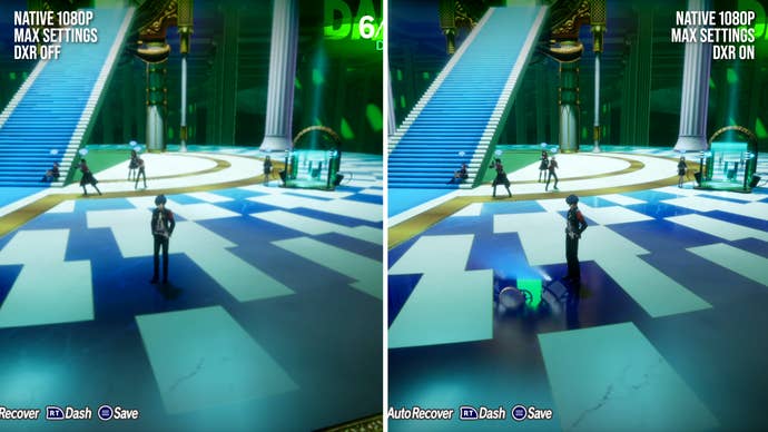 dxr vs ssr reflections in persona 3 reload