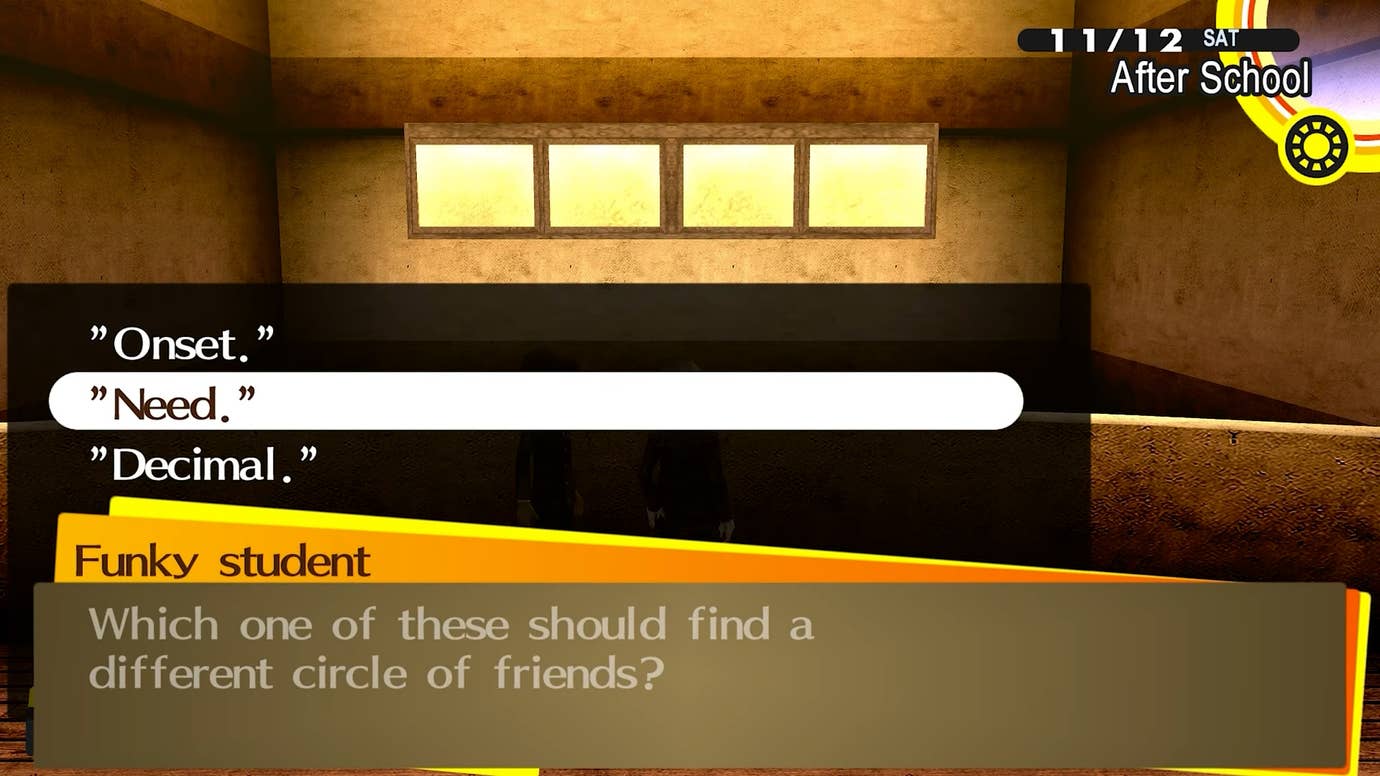 Persona 4 Golden riddle answers, including 'Who's the Riddle Master ...