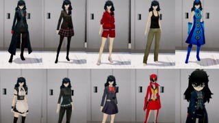 Joker from Persona 5 in various outfits