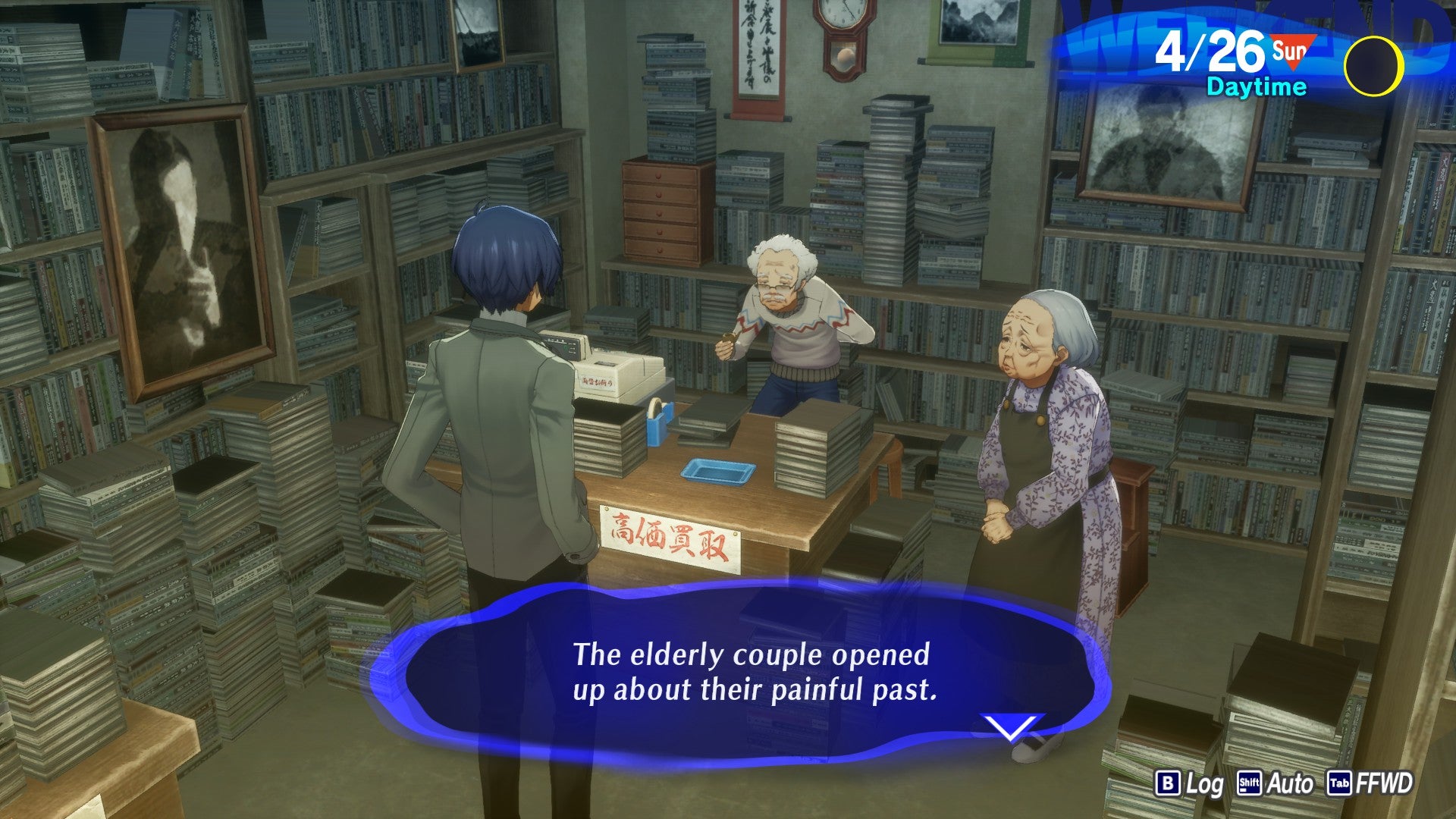 An old couple opened up to your character in Persona 3 Reload. - 11