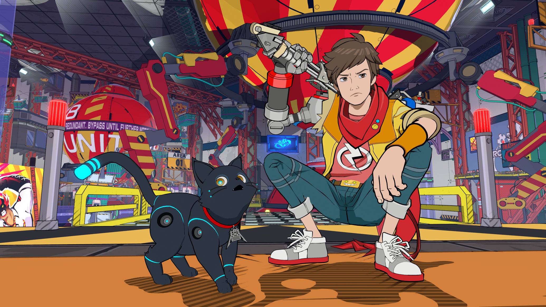 808 and Chai strike a pose in Hi-Fi Rush - 1