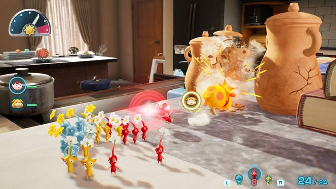 Pikmin 4 includes an area inside a human house for the first time.