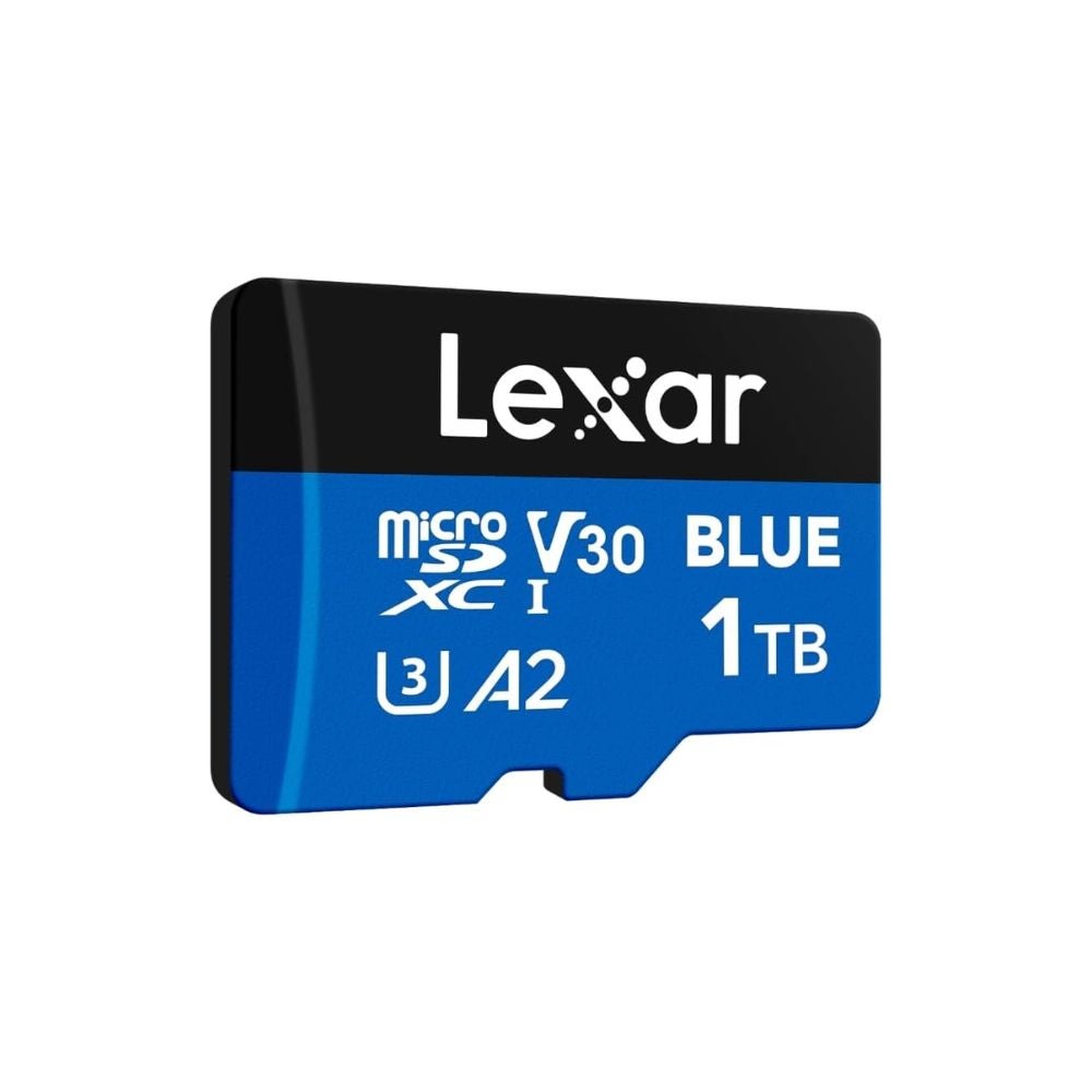 Lexar Blue 1TB on a white background