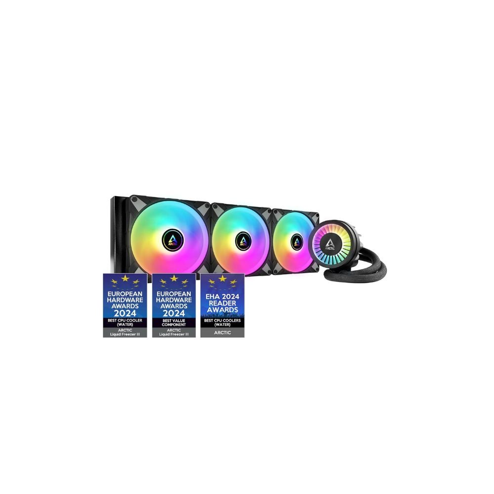 ARCTIC Liquid Freezer III 420 A-RGB - CPU AIO Water Cooler on a white background