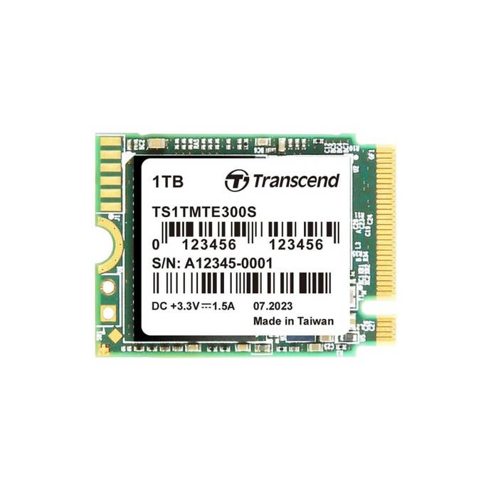 Transcend 1TB on a white background