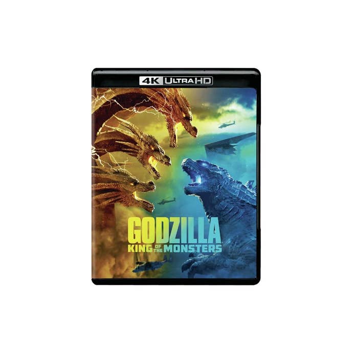 Godzilla: King of the Monsters (4K Ultra HD + Blu-ray) cover on a white background