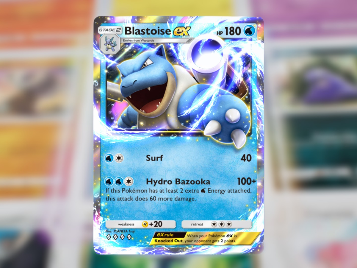 Pokemon TCG Pocket best Blastoise ex deck - card list and guide | VG247 Pokemon TCG Pocket best Blastoise ex deck - card list and guide | VG247