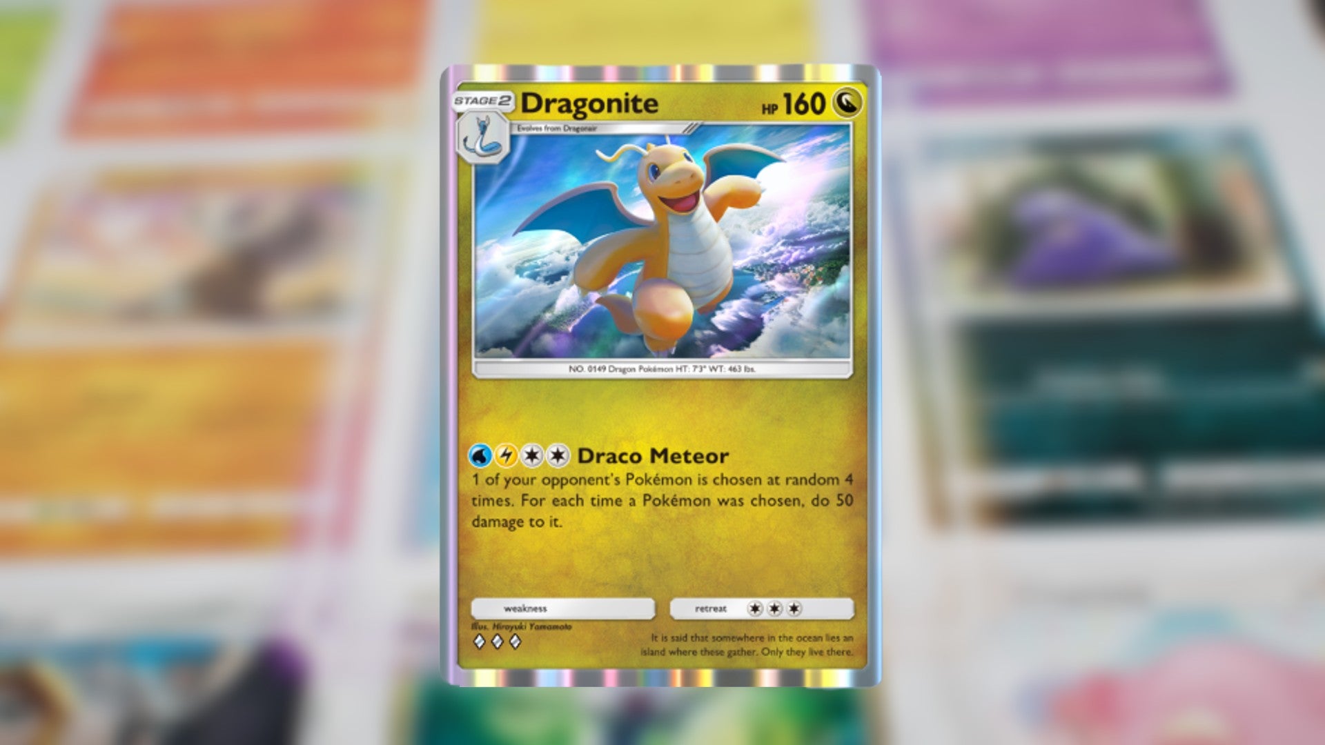The Dragonite card from Pokemon TCG Pocket is shown - 1